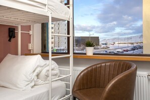 Shared Dormitory, Women only (6 Beds) | Mountain view - Lækur Hostel (Reykjavik)