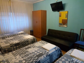 Family Room, Shared Bathroom