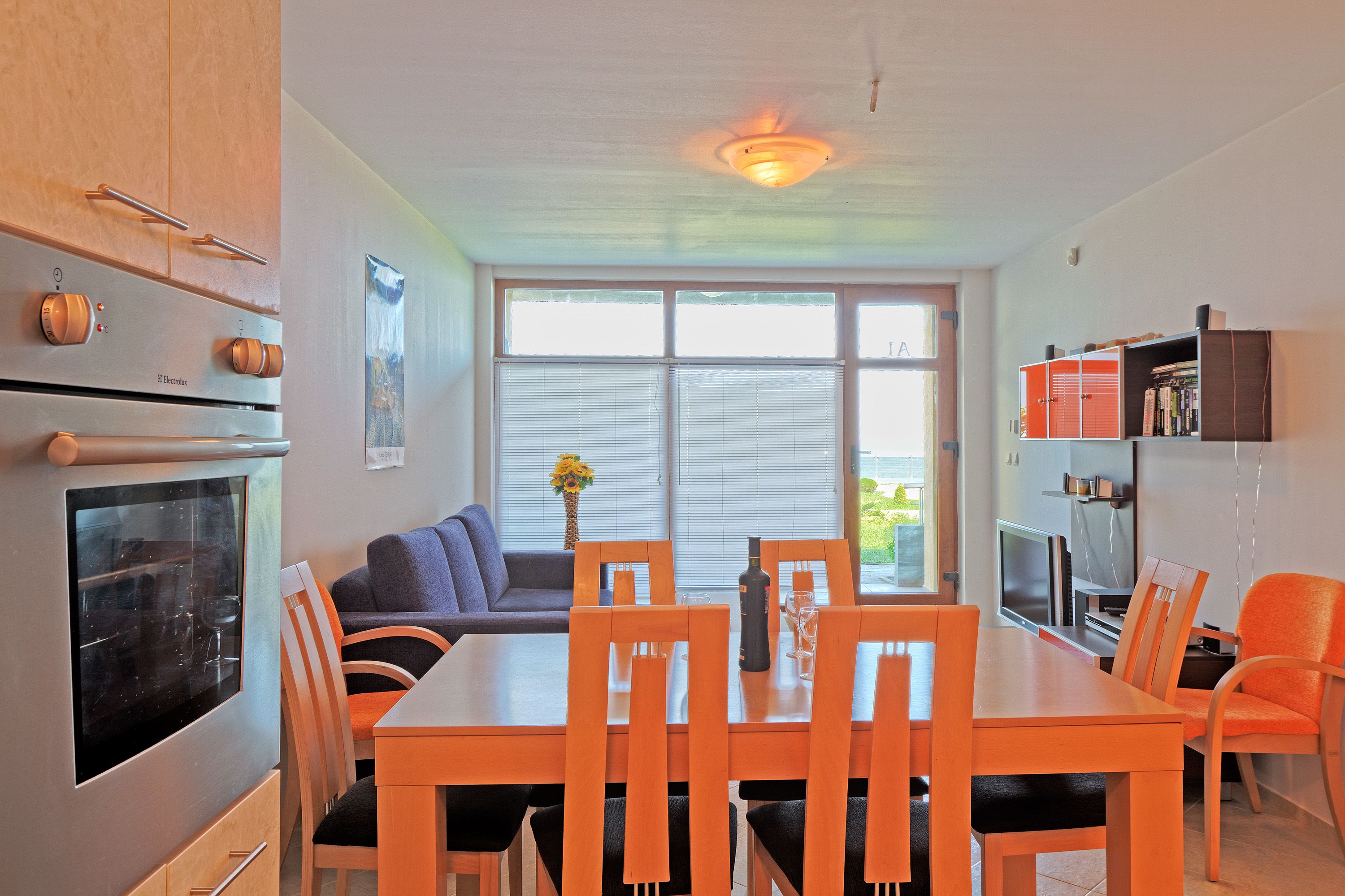 公寓, 2 間臥室, 海景 | 客廳