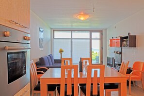 公寓, 2 间卧室, 海景 | 起居区