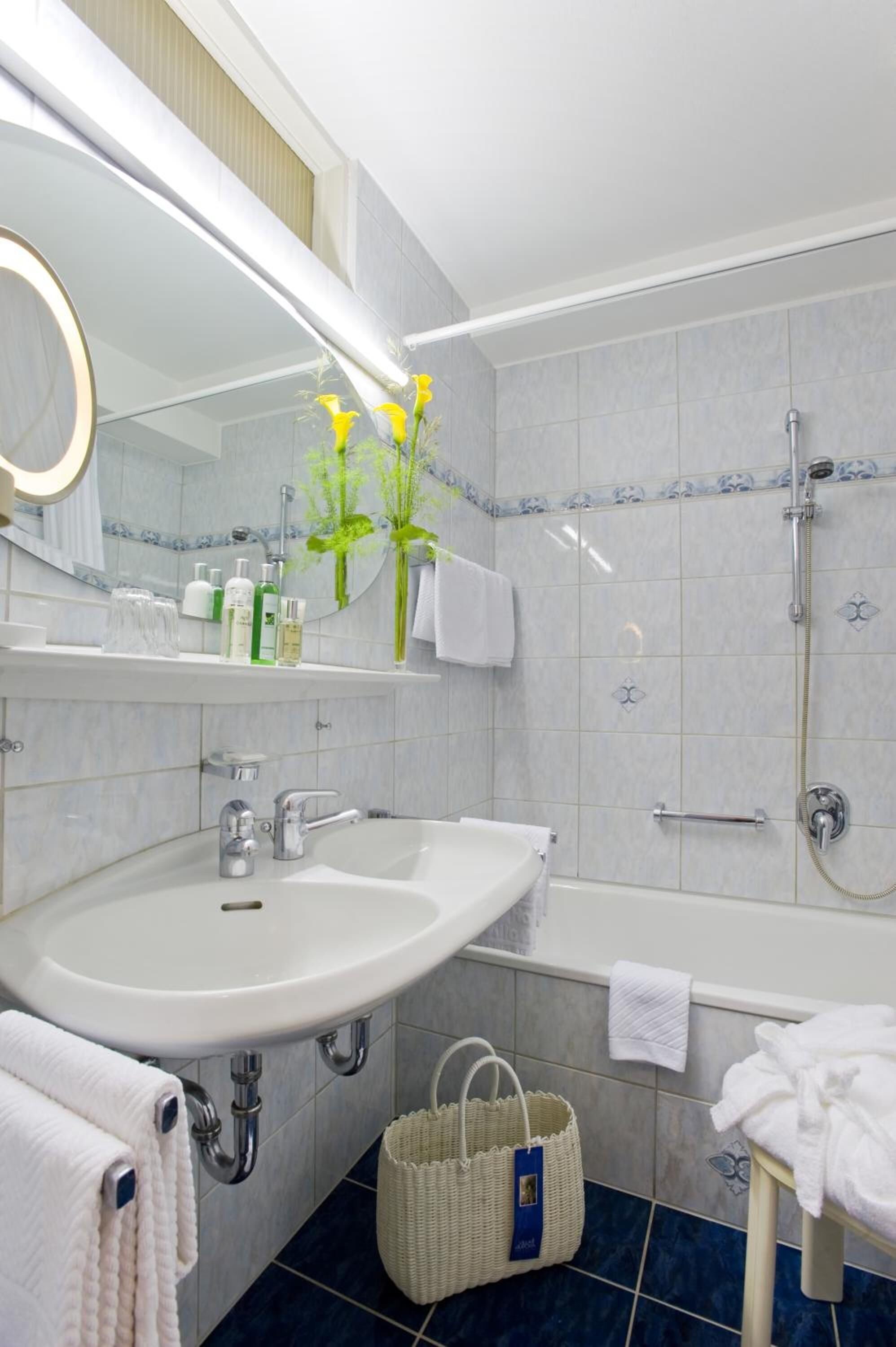 shower, free toiletries, hair dryer, bathrobes