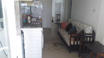Vil·la, 1 dormitori | Cuina privada | Placa de cuina i utensilis de cuina, vaixella i coberteria