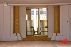 Façana frontal de l'allotjament