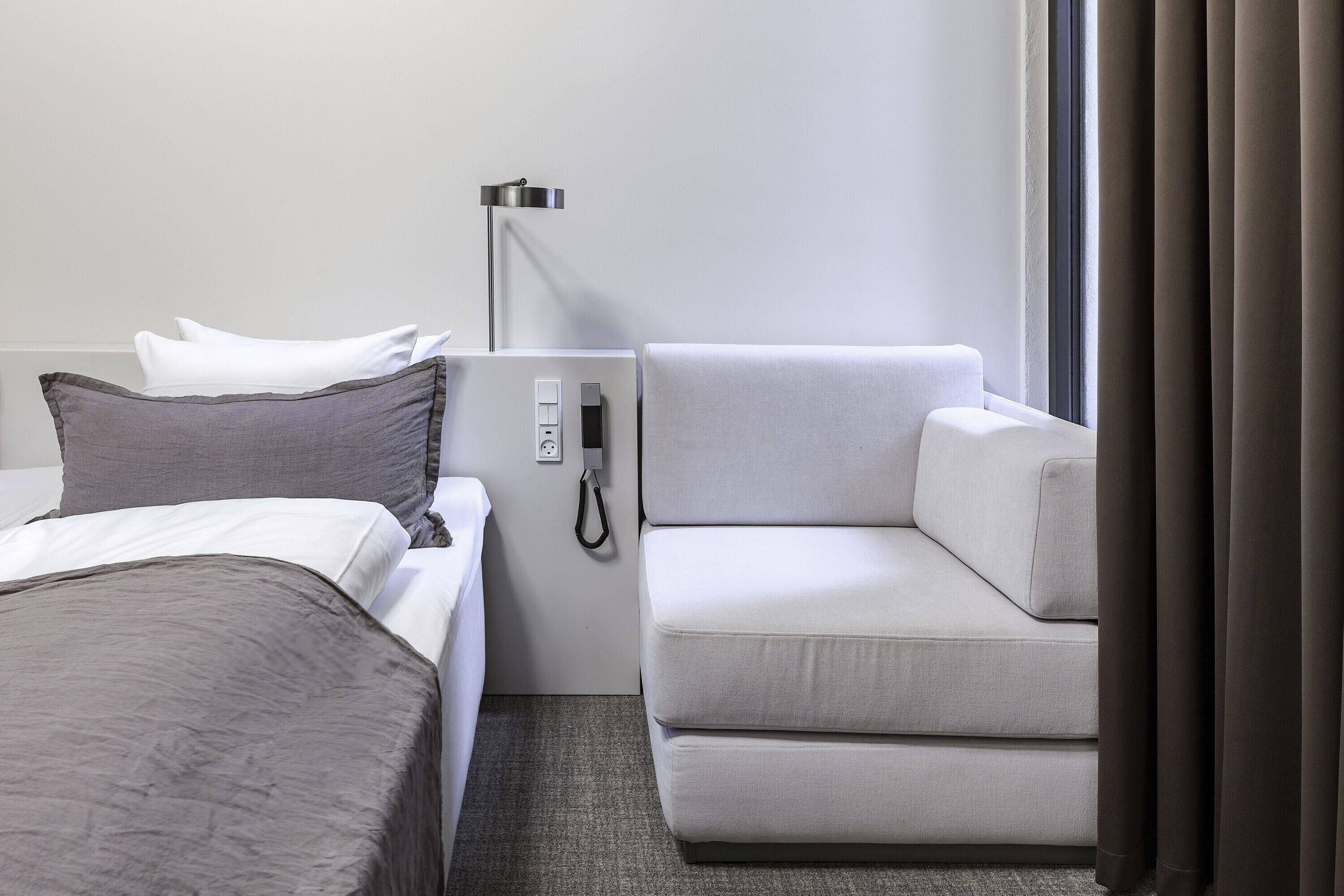 standard double room | in-room safe, soundproofing, cots/infant beds, free wifi