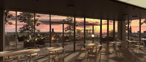 Déjeuner et dîner servis sur place