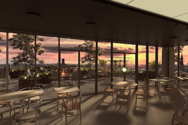 Lunsj og middag serveres