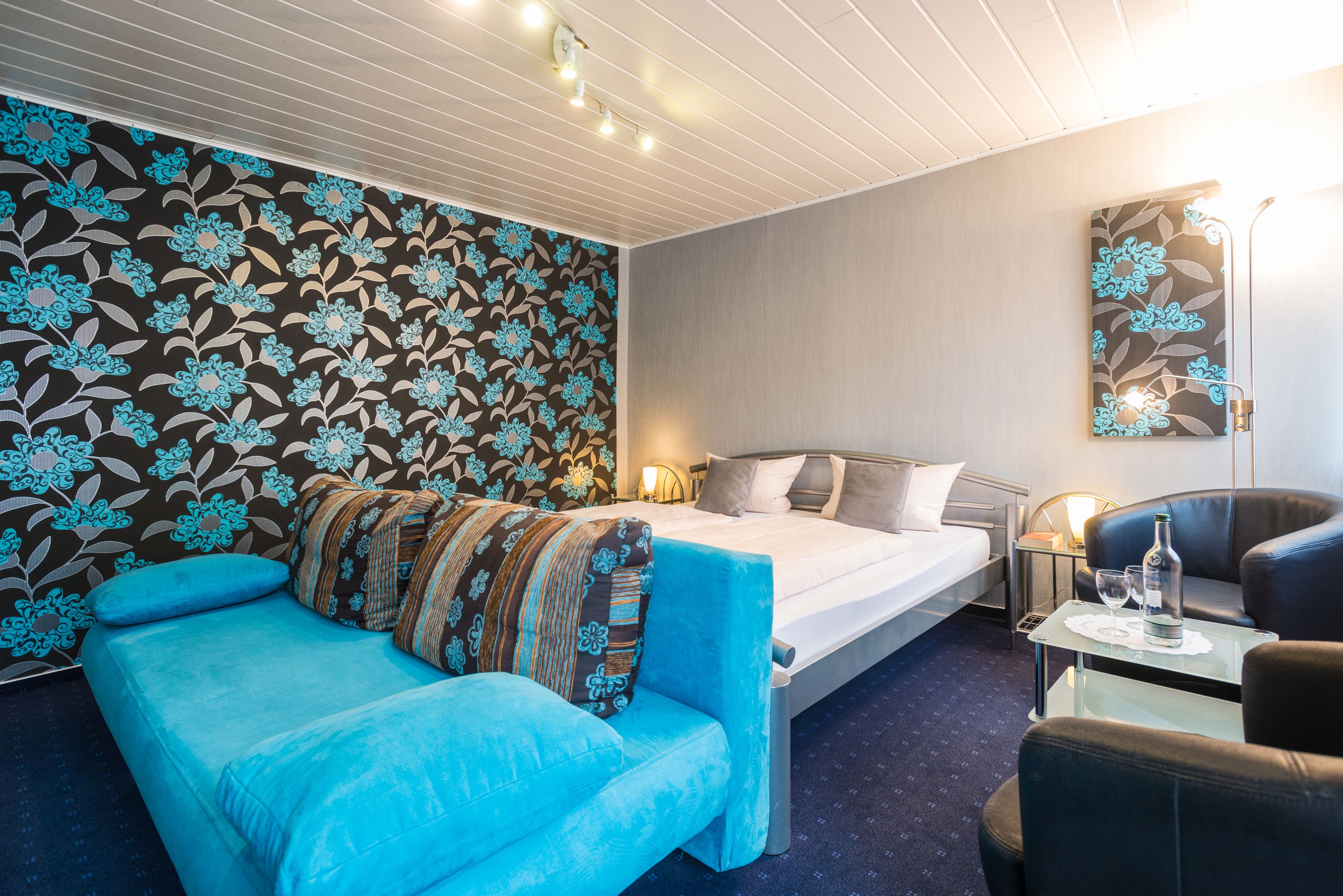 comfort double room, river view | hypo-allergenic bedding, in-room safe, individually decorated