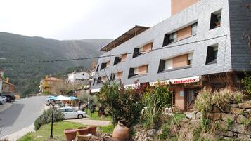 Façana frontal de l'allotjament