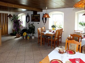 Daily buffet breakfast (EUR 5.00 per person)