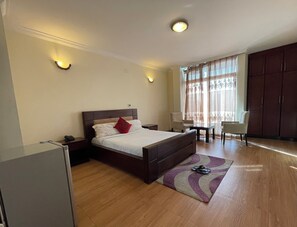 Economy Double Room, City View | Premium bedding, free WiFi, bed sheets