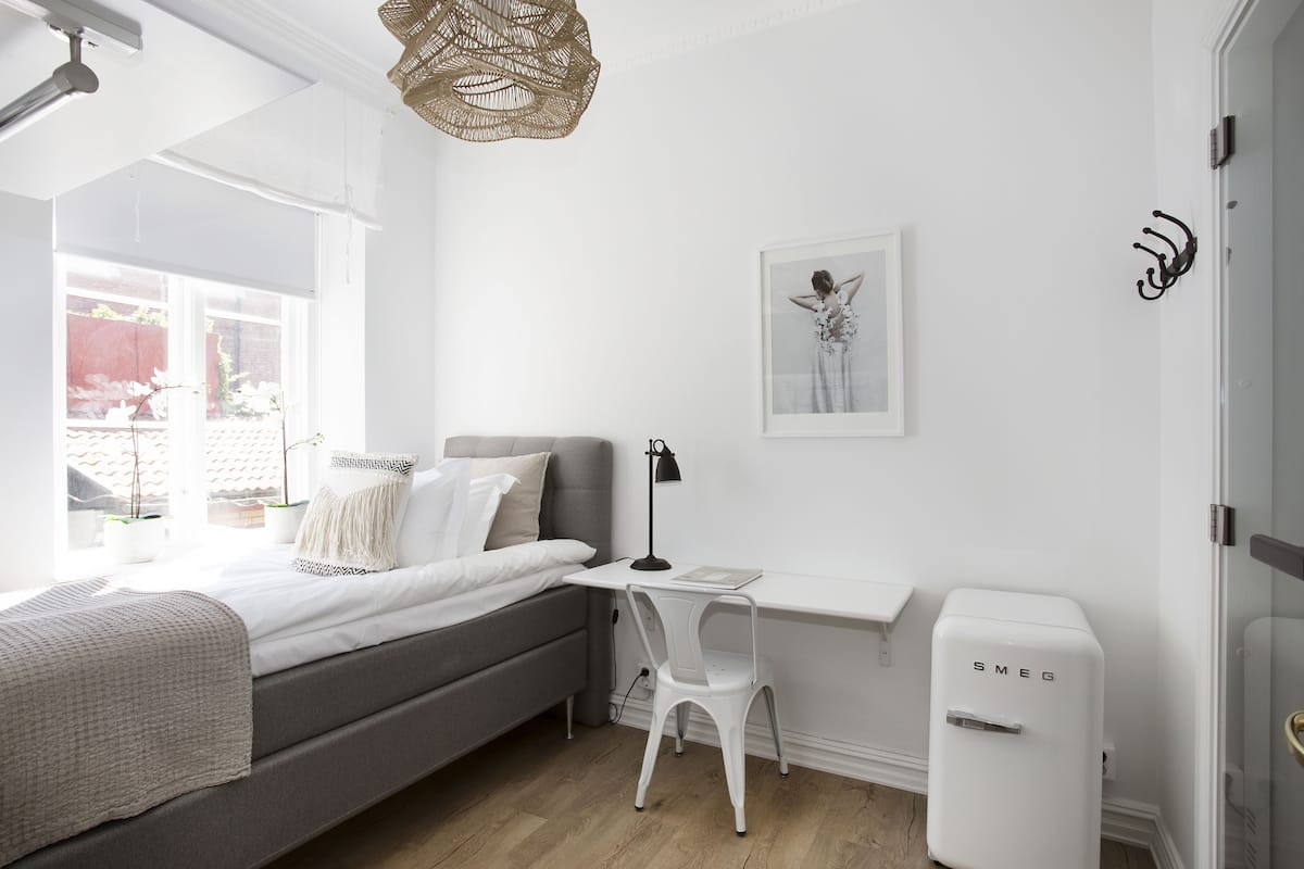 Single Studio | 책상, 암막 커튼, 다리미/다리미판, 무료 WiFi