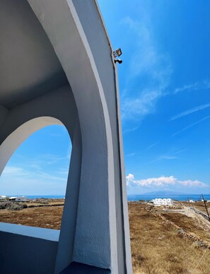 Luxe appartement, uitzicht op zee | Terras