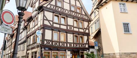 Overnatningsstedets indgangsparti