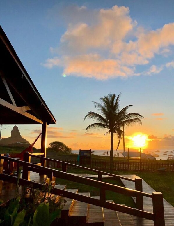 Quarto casal conforto, suíte, vista para o mar (Morro São José) | Vista do quarto