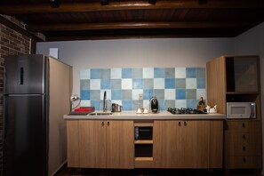 精緻公寓, 私人浴室, 海景 | 私人廚房 | 義式濃縮咖啡機