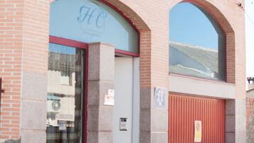 Voorkant van accommodatie