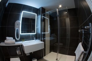 Free toiletries, hair dryer, towels