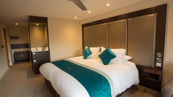 Hypo-allergenic bedding, individually decorated, individually furnished