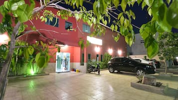 Front of property – evening/night