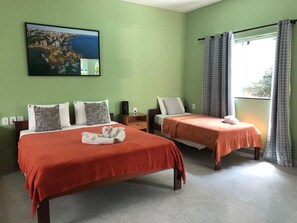 Superior Triple Room | Minibar, in-room safe, desk, blackout drapes - Pousada Paraiso dos Lençois (Barreirinhas)