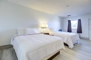 Room, 2 Queen Beds, Non Smoking | Iron/ironing board, free WiFi, bed sheets - OYO Malden Airport Inn (Malden)