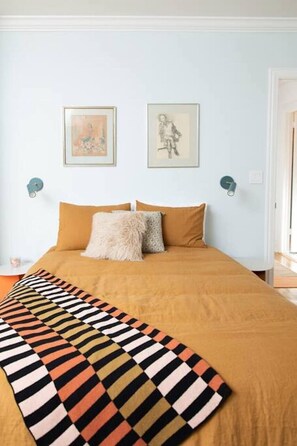 Luxe appartement, 2 slaapkamers, keuken (109) | 1 slaapkamer, luxe beddengoed, individueel gedecoreerd