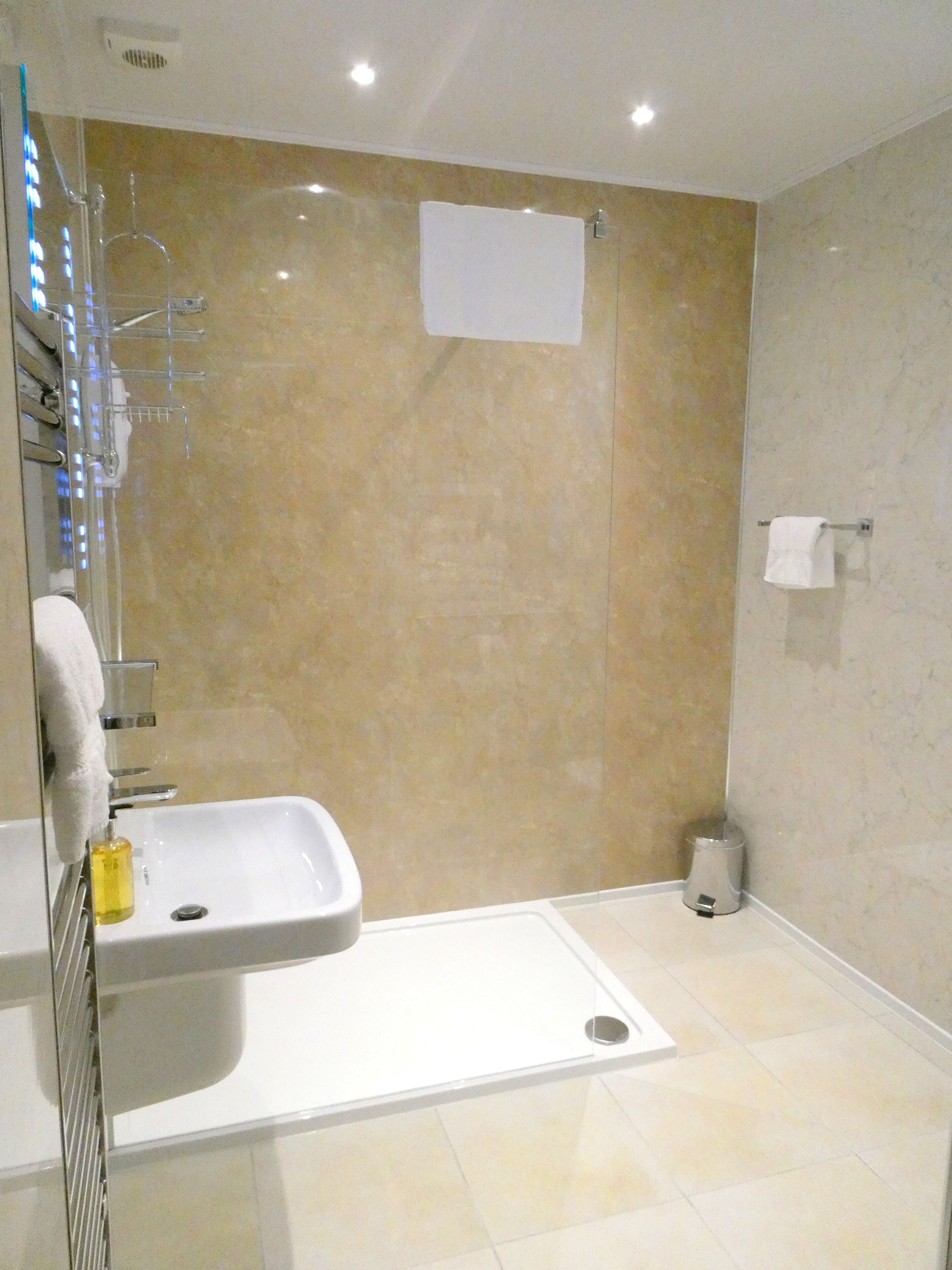 Double Room, Lake View | Bathroom | Shower, free toiletries, hair dryer, towels