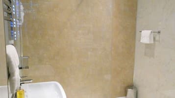 Double Room, Lake View | Bathroom | Shower, free toiletries, hair dryer, towels
