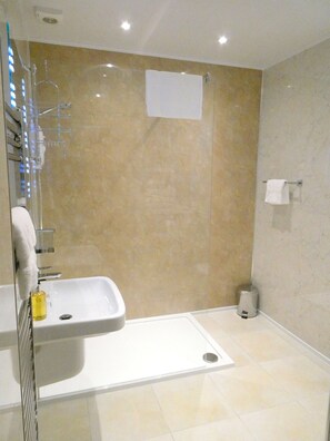 Double Room, Lake View | Bathroom | Shower, free toiletries, hair dryer, towels - The Willows - Room Only Accommodation (Fort William)