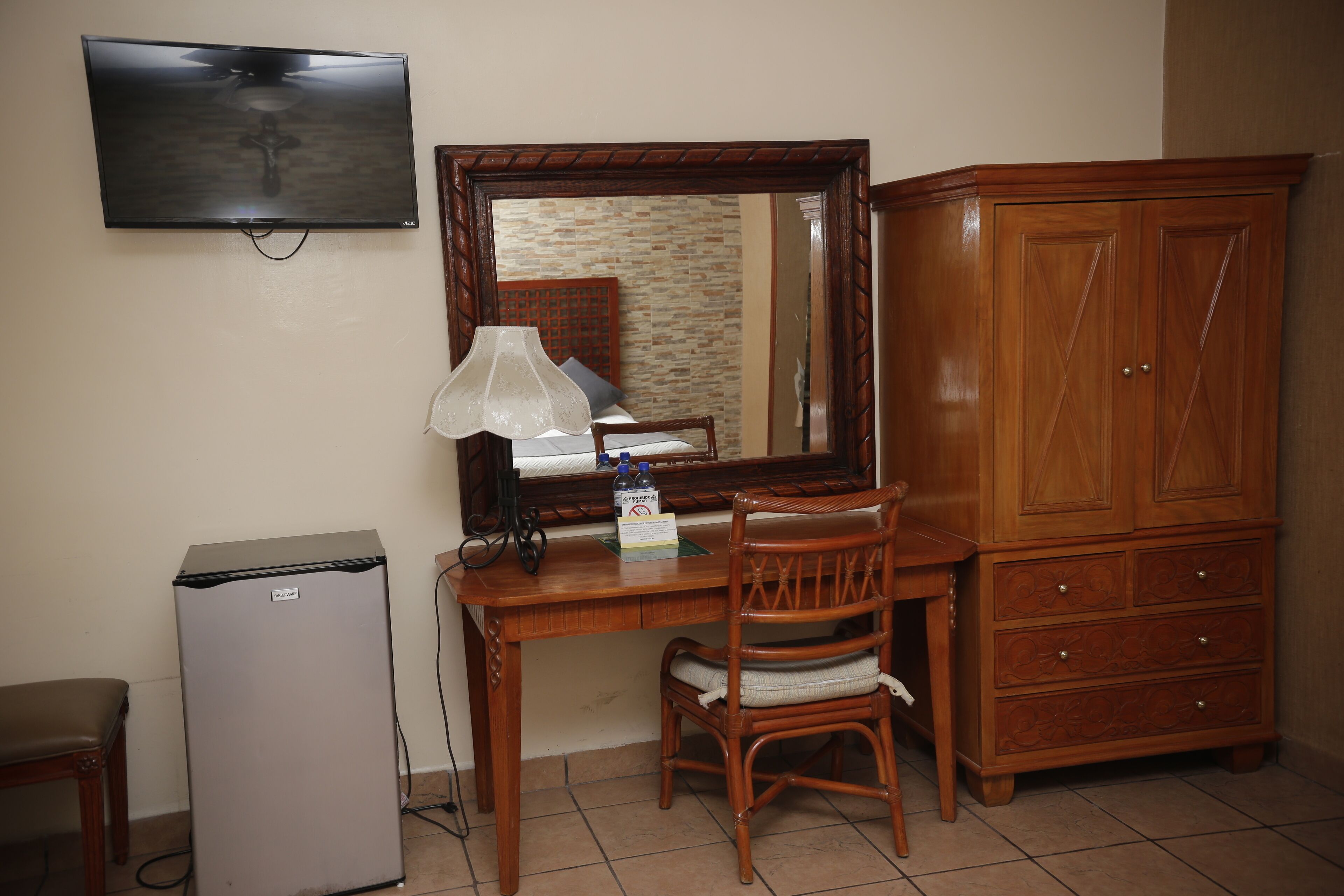 superior room, 2 double beds | 1 bedroom, desk, iron/ironing board, free wifi