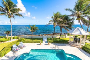 Pool - On The Rocks: Gated Beach Estate w/ Pool & Protected White Sandy Beach Nearby (Savannah)