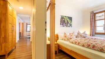 2 bedrooms, in-room safe, travel crib, WiFi