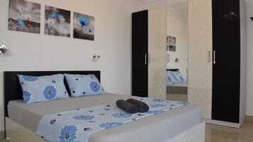 1 quarto, ferros/tábuas de passar roupa, acesso à internet