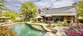 Rock n Wood-Hill -maaseutu, jossa on uima-allas, 5 minuuttia Wimberleyn keskustaan!