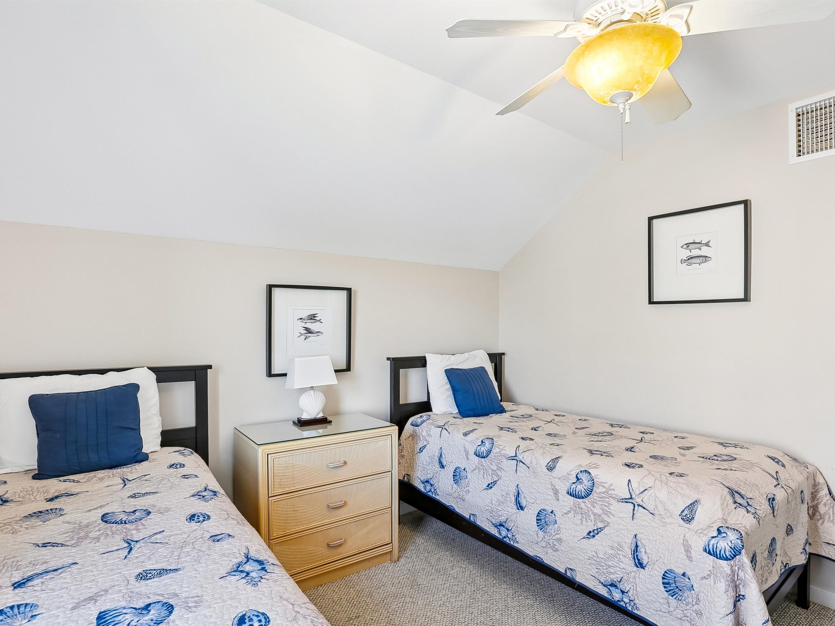 Second Bedroom - (2) Twin Bed + Smart TV