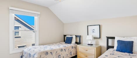 Second Bedroom - (2) Twin Bed + Smart TV - Second Floor