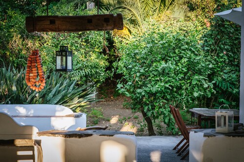 Il Palmento Di Salina is a typical Aeolian private house with a terrace and garden with sea views