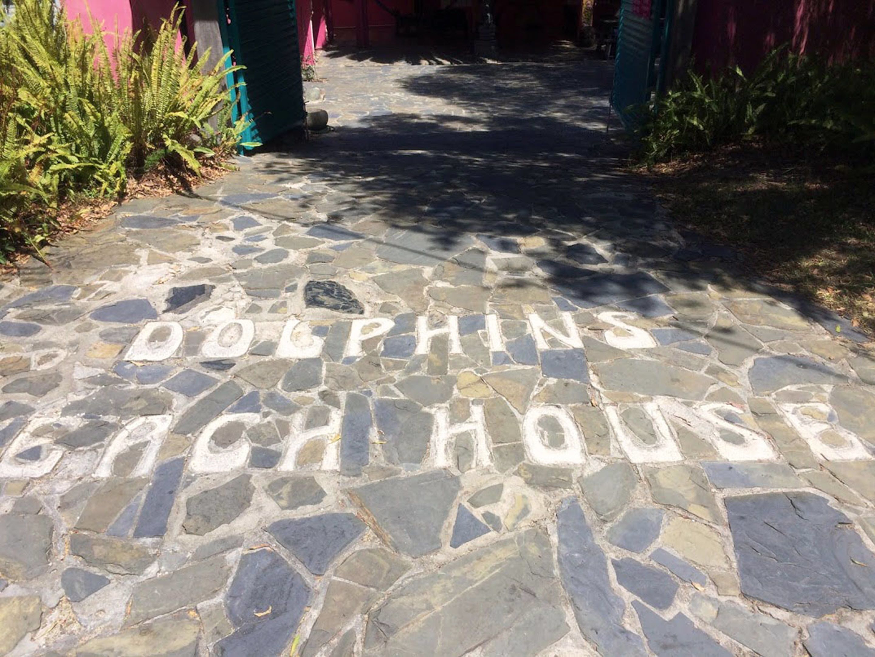 Majoituspaikan sisäänkäynti