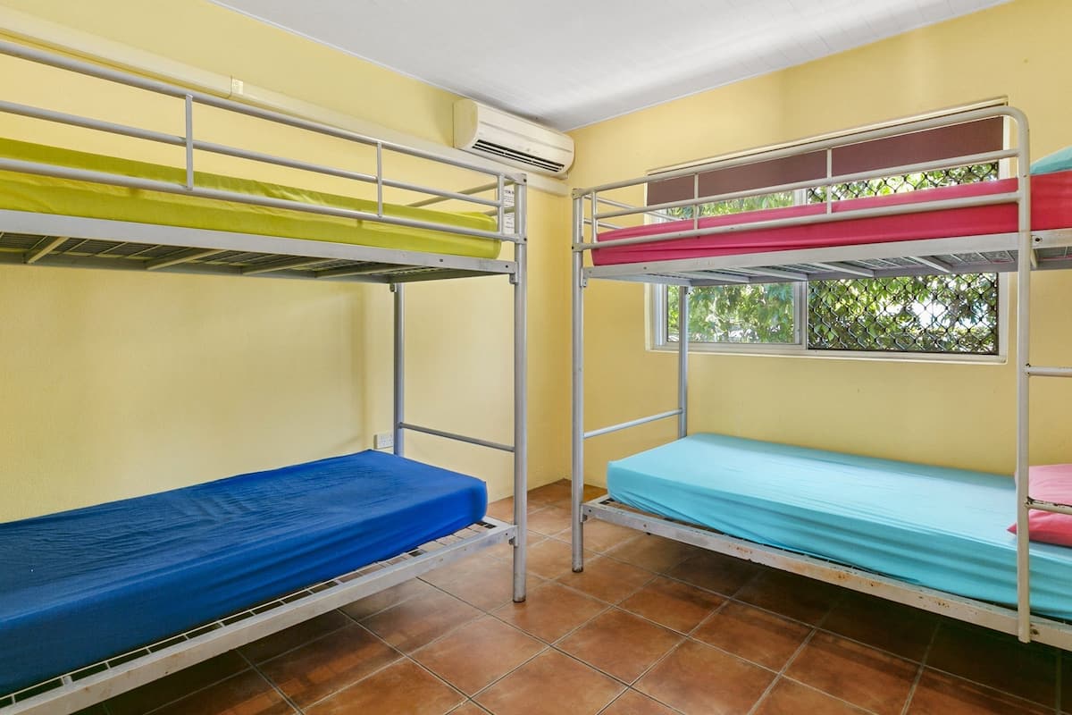 Basic Shared Dormitory, Mixed Dorm, Shared Bathroom | 1 bedroom, premium bedding, in-room safe, bed sheets