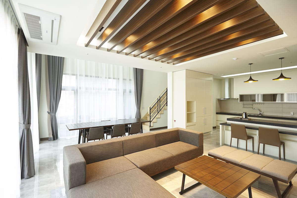 1 bedroom, desk, laptop workspace, blackout drapes