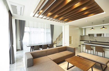 Desk, laptop workspace, blackout drapes, free WiFi. Hotel Around Pyeongchang