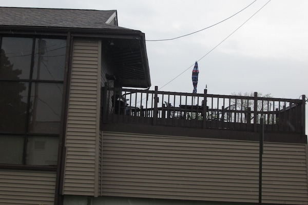 Exterior view of the deck