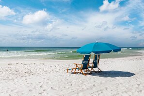 On the beach
