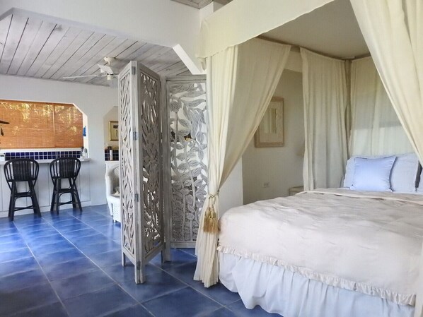 1 bedroom, internet, bed sheets