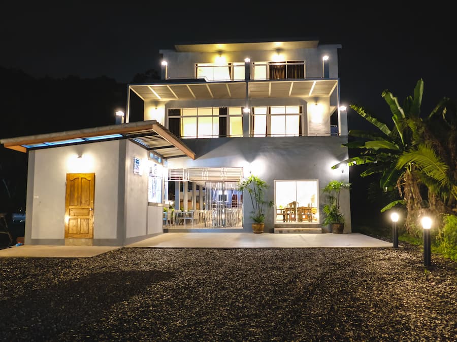 Fachada da propriedade