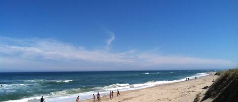 Sun-loungers, beach towels