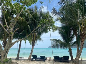 Blick von der Unterkunft