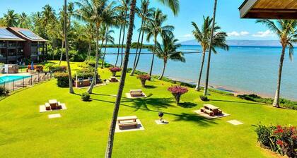Modern Oceanfront W/Lanai and WiFi–Molokai Shores