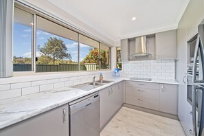 Microwave, stovetop, dishwasher - Aqualuna at Lighthouse Beach, 8 Capalla Court, (Port Macquarie)