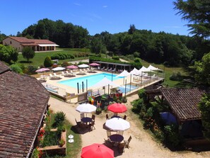 AuĂenpool, beheizter Pool